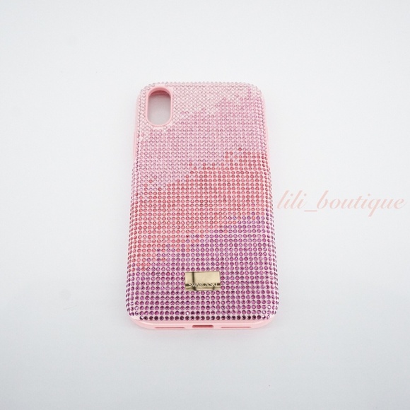 NIB New Swarovski 5481459 High Love Smartphone Case Cover iPhone XR Pink Multi - Picture 2 of 10